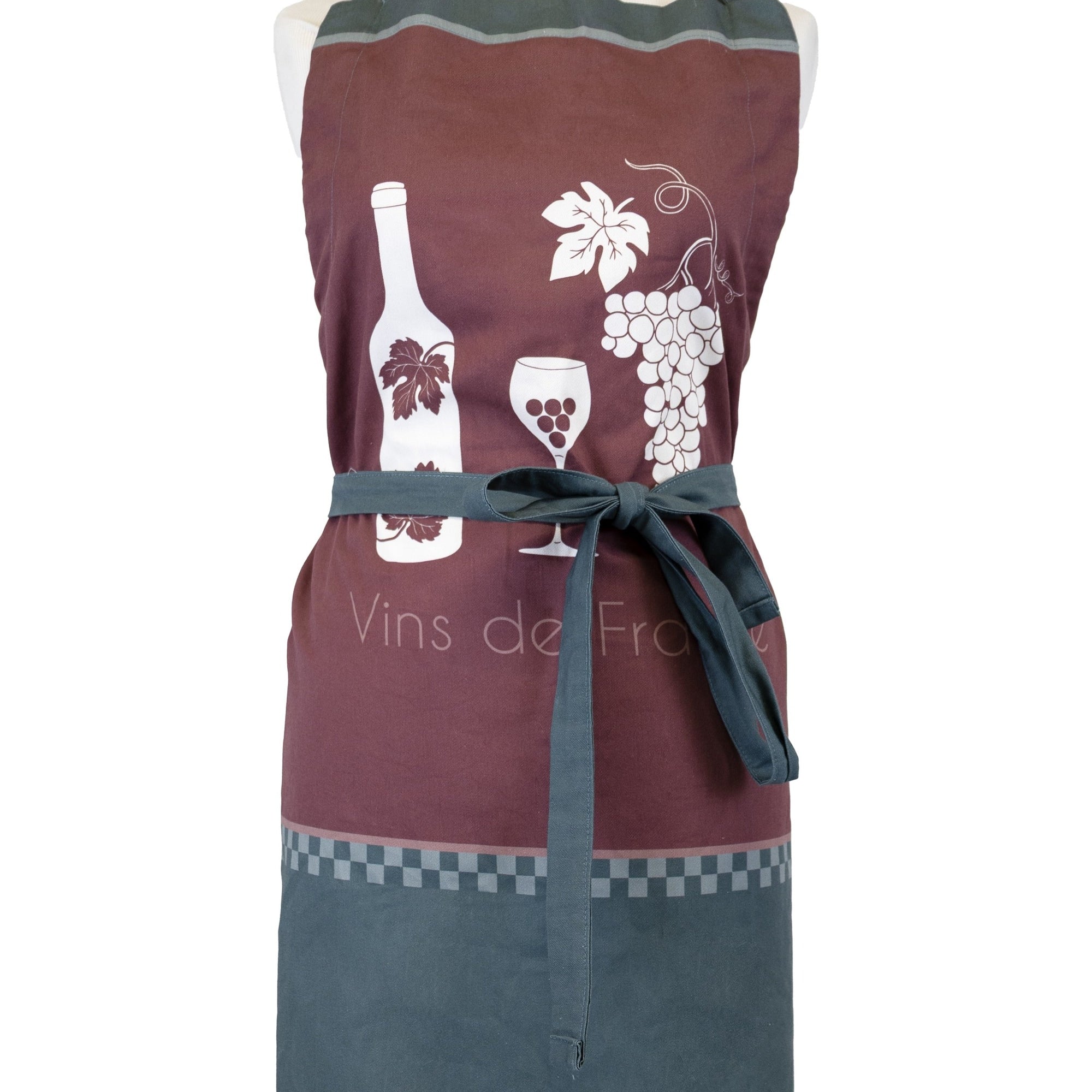 Tablier coton imprimé Côté Vigne – Coucke