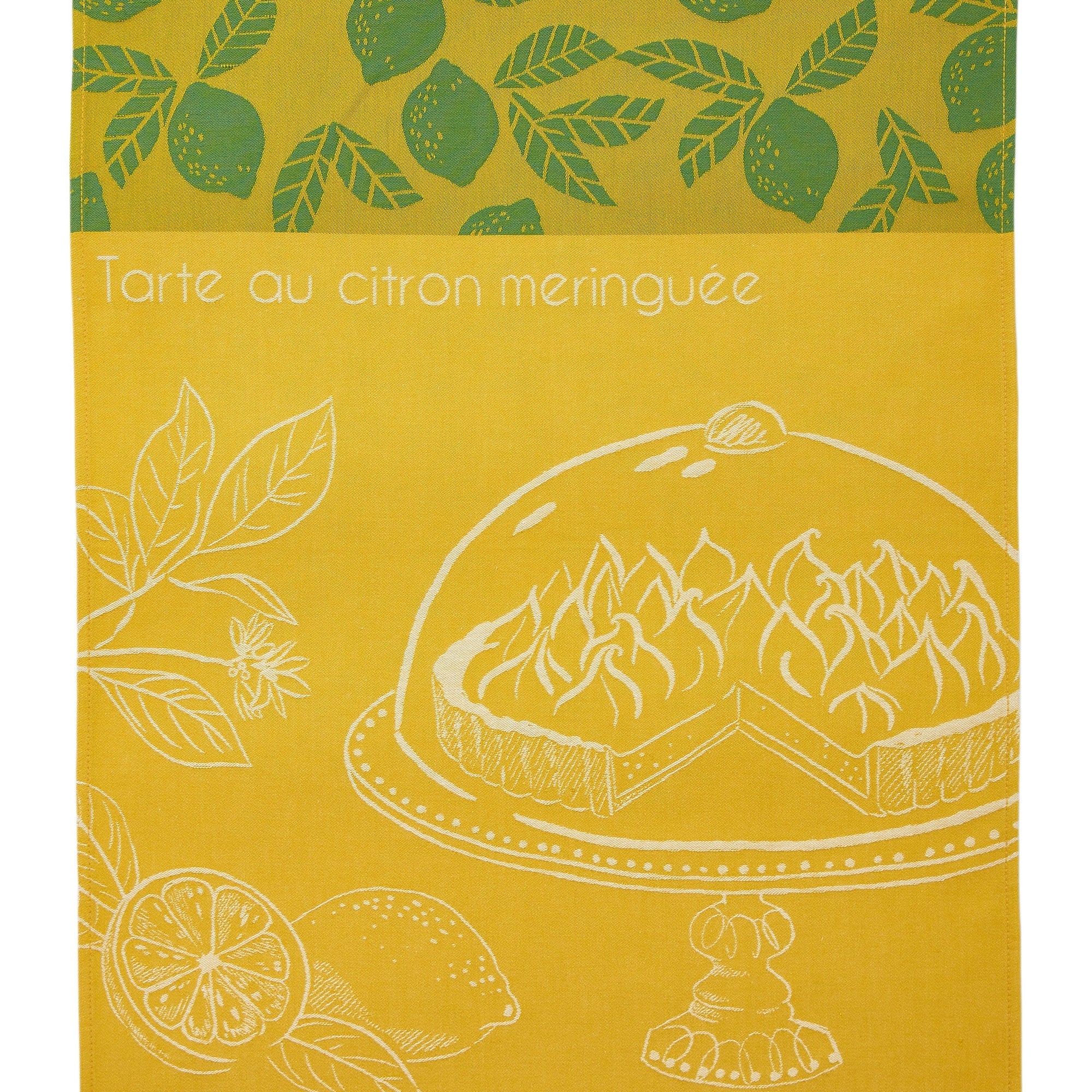 Torchon jacquard Tarte au Citron – Coucke