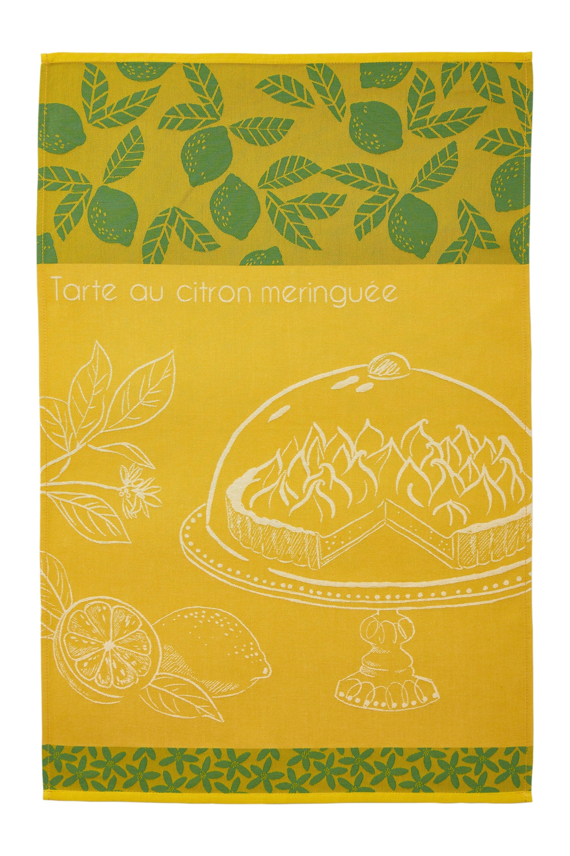 Torchon jacquard Tarte au Citron – Coucke