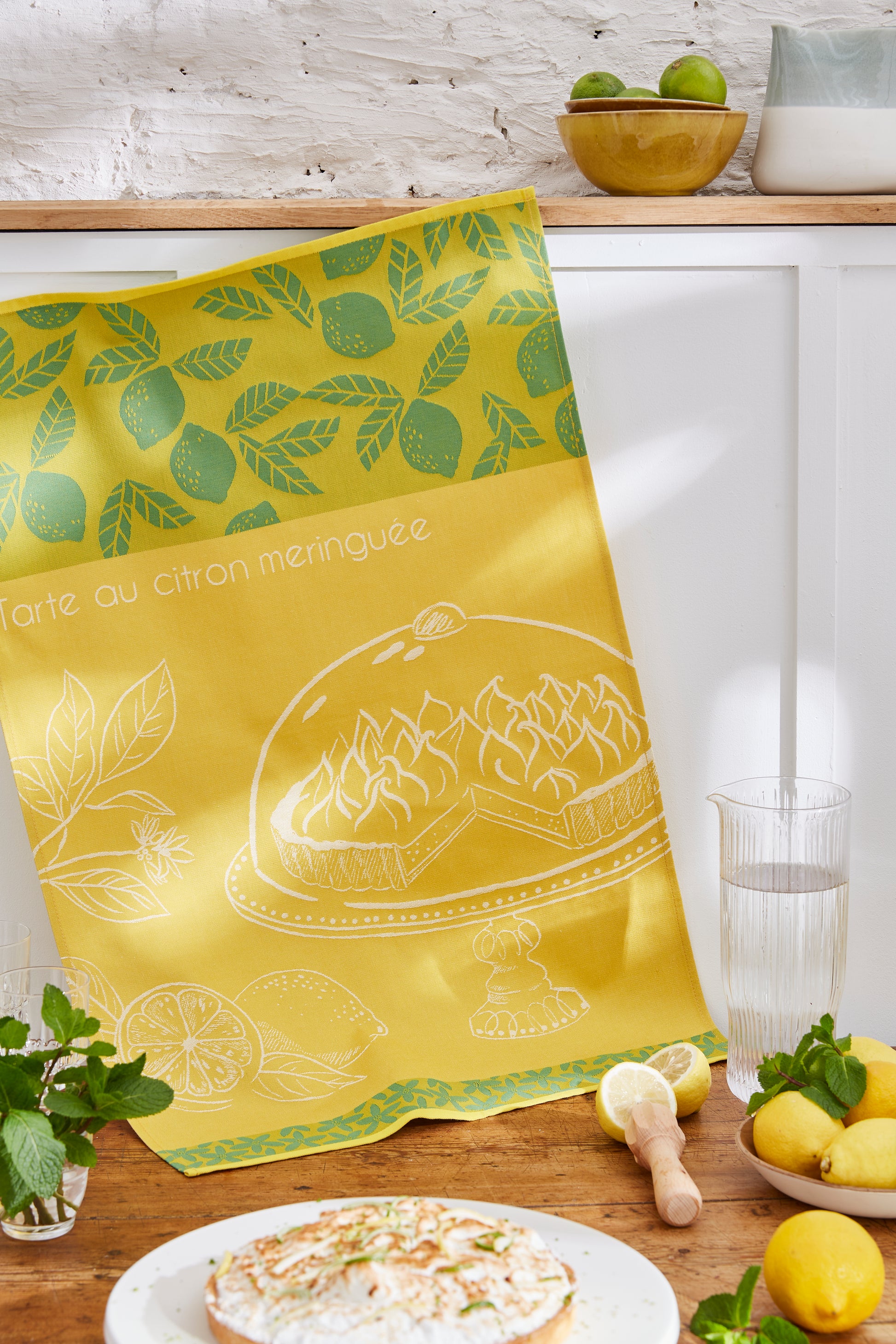 Lemon Tart Tea Towel Rectangular