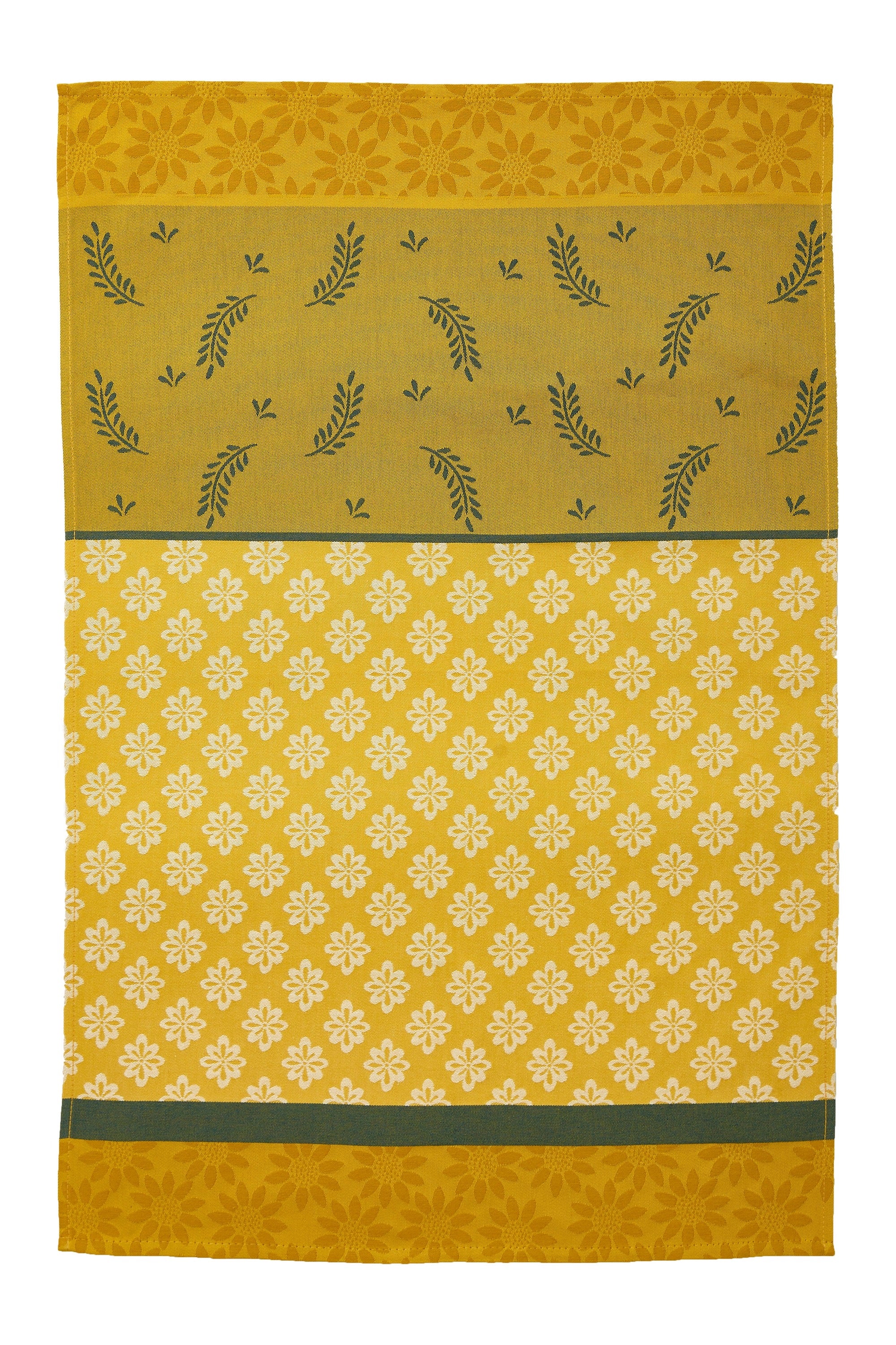 Torchon jacquard Bastide Jaune – Coucke