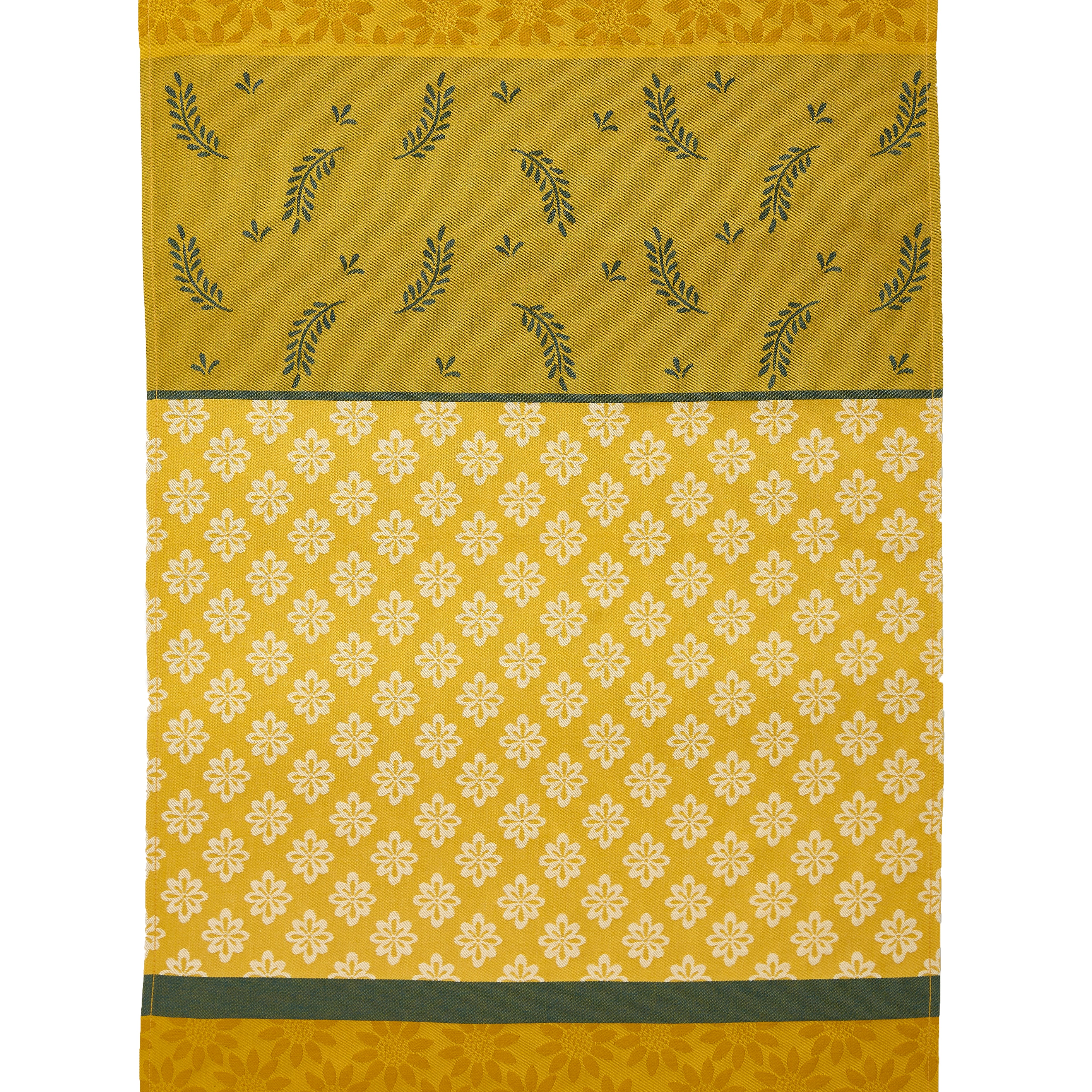 Bastide Yellow Rectangular Tea Towel