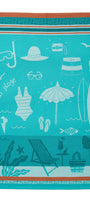 Torchon jacquard A La Plage – Coucke