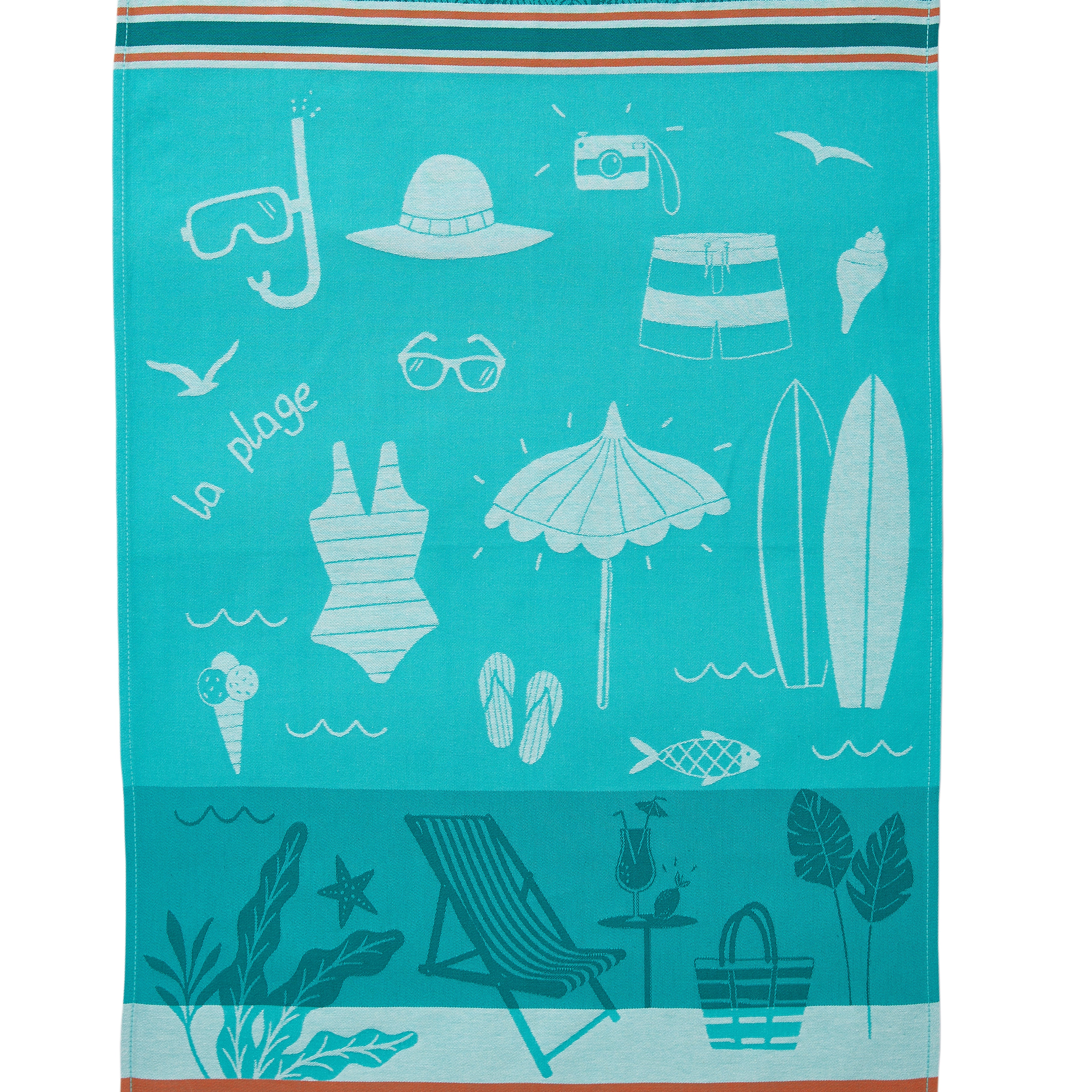 Torchon A La Plage Rectangulaire
