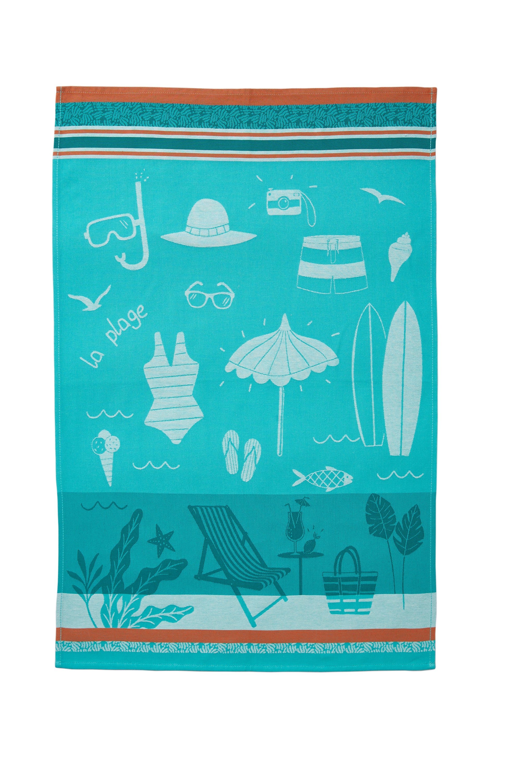 Rectangular Beach Tea Towel