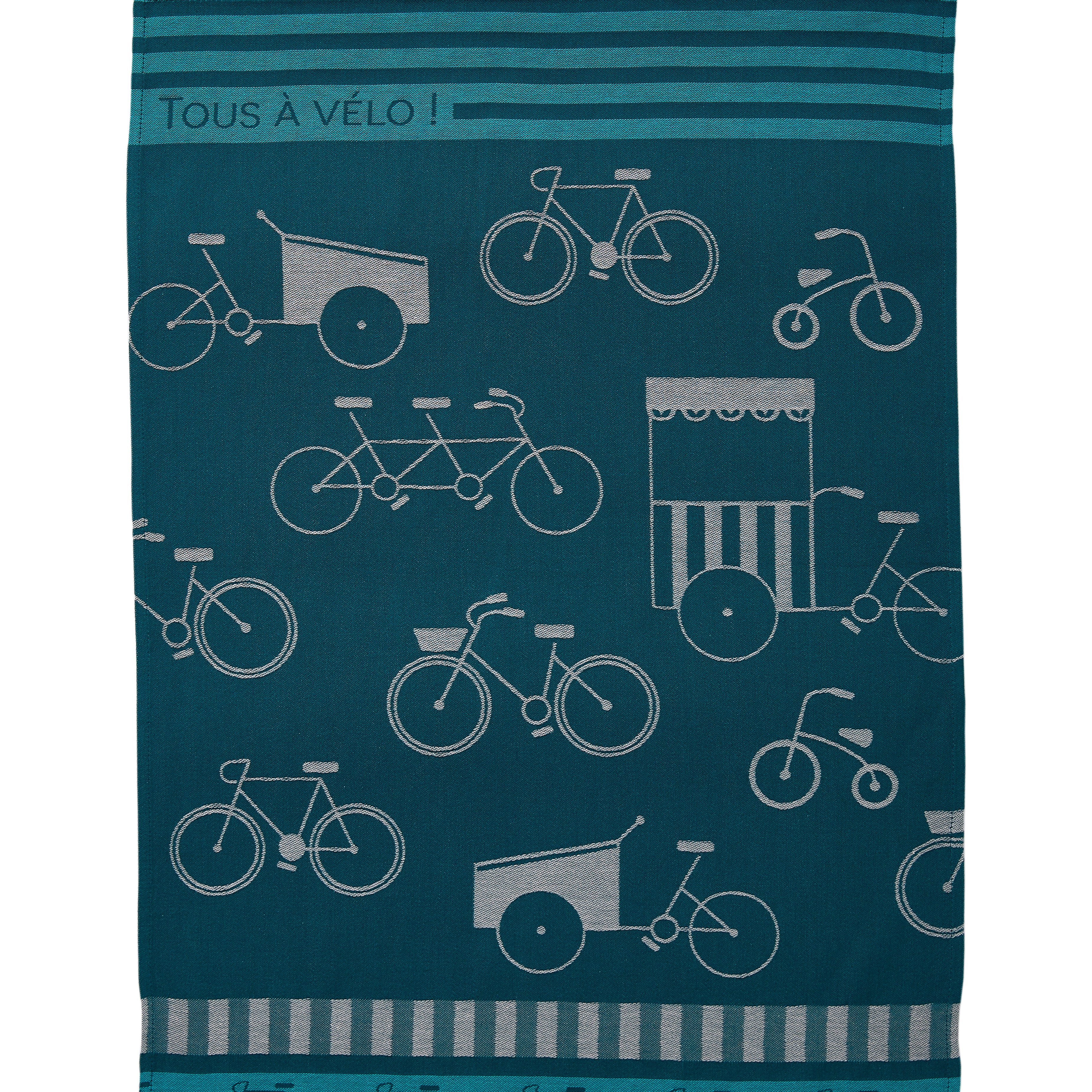 All on Bikes Rectangular Tea Towel