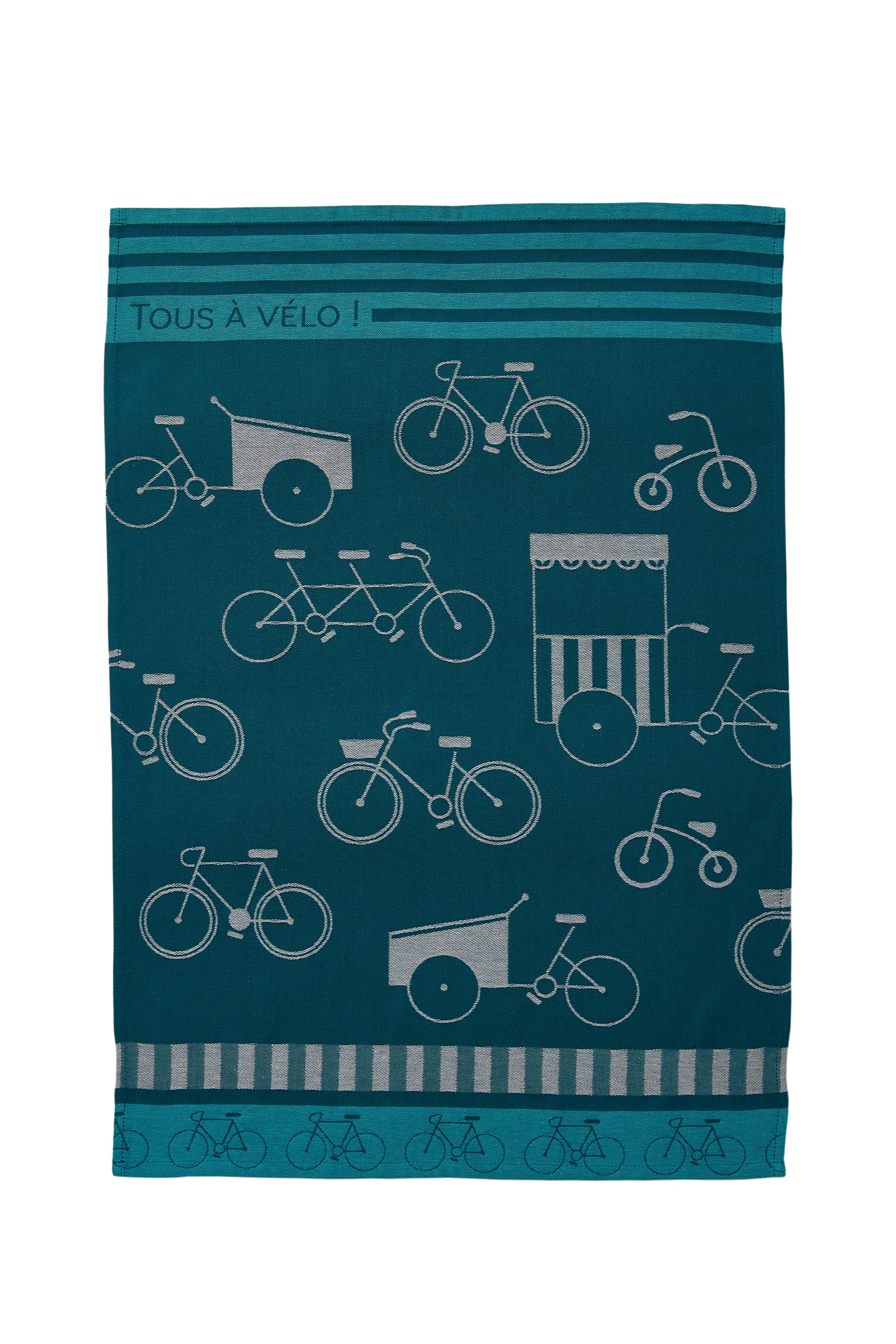 All on Bikes Rectangular Tea Towel