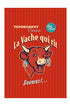 Torchon coton imprimé La Vache Qui Rit ® Rétro Rouge – Coucke