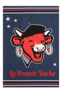 Torchon coton imprimé La Vache Qui Rit ® La French Vache – Coucke