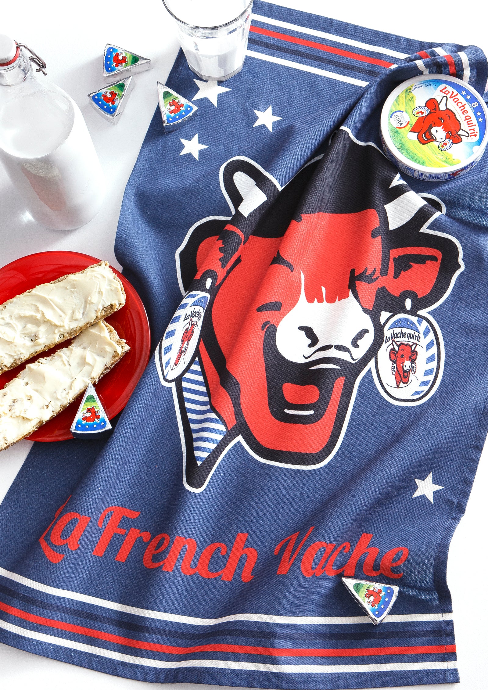 Torchon La Vache Qui Rit ® La French Vache