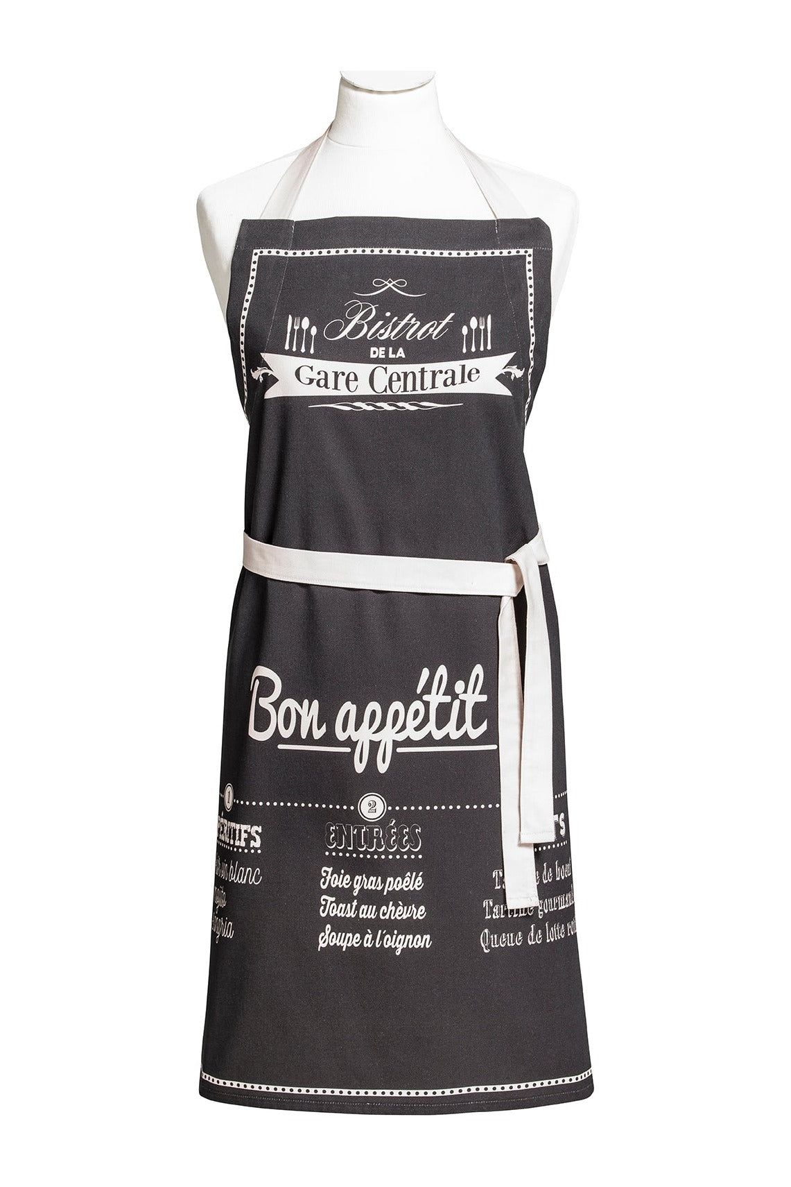 Tablier coton imprimé Bon Appétit – Coucke