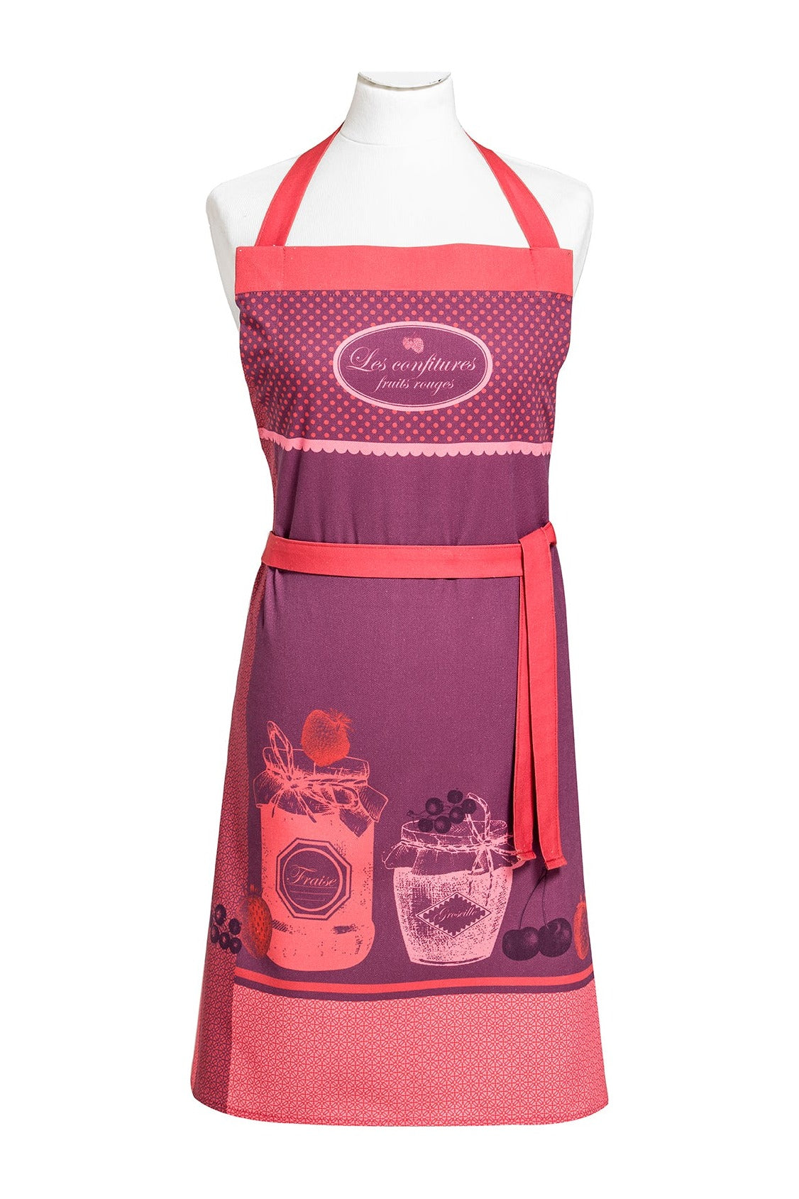 Tablier coton imprimé Confitures Fruits – Coucke