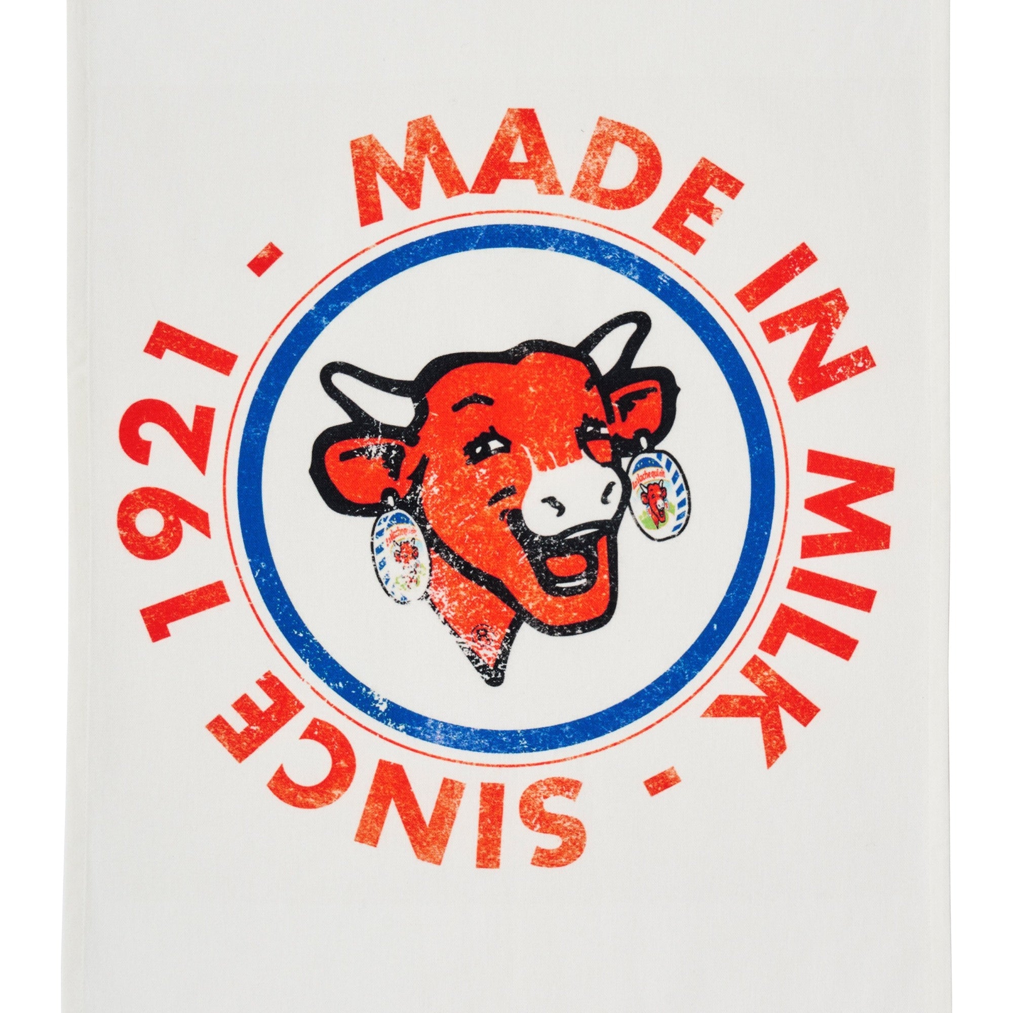 Torchon coton imprimé La Vache Qui Rit ® 100 ans – Coucke