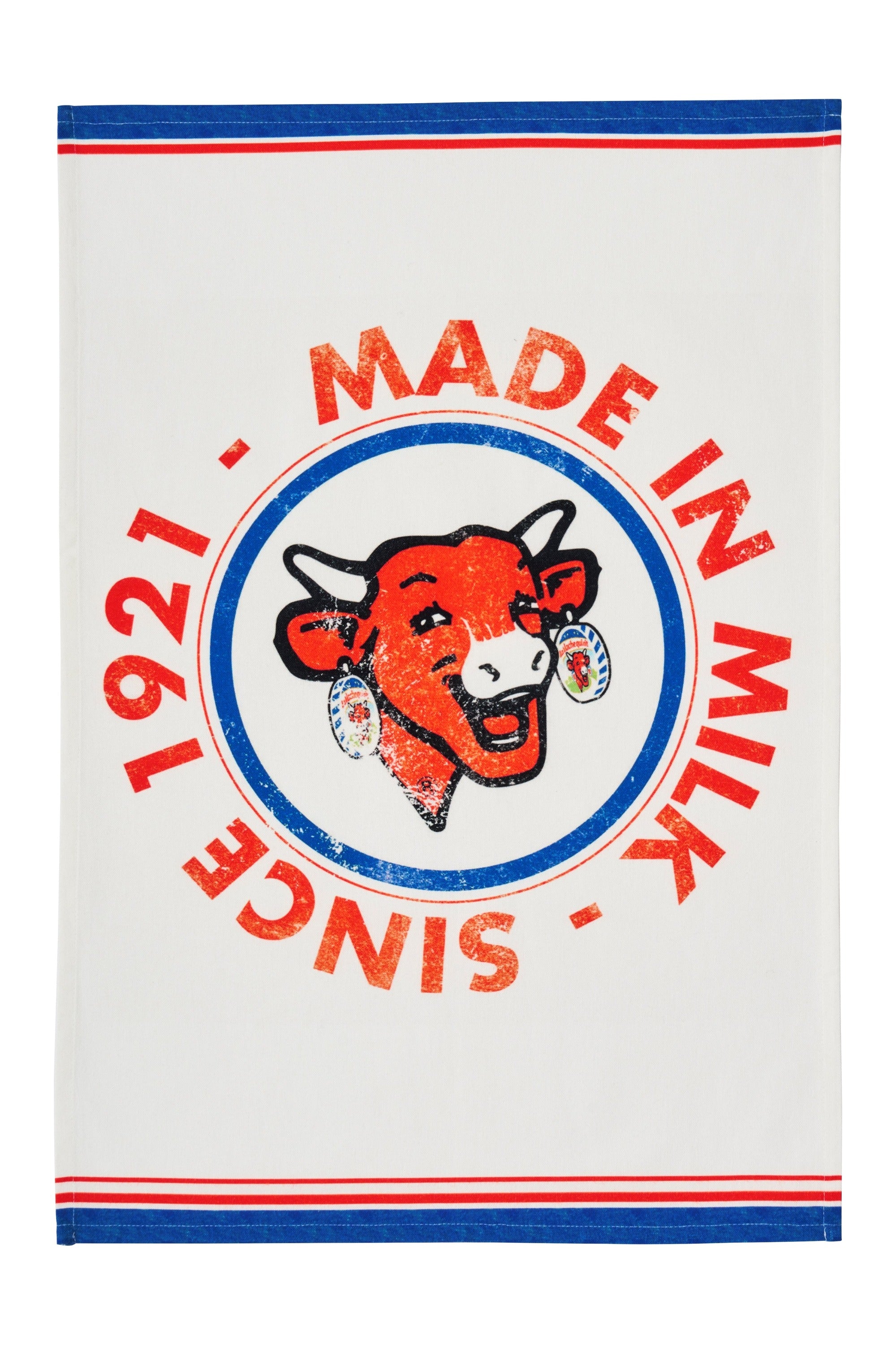 Torchon coton imprimé La Vache Qui Rit ® 100 ans – Coucke