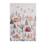 Torchon métis coton & lin imprimé Forêt de Noël – Coucke
