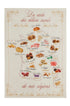 Torchon métis coton & lin imprimé Carte Gourmande – Coucke