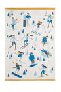 Torchon coton imprimé Sport d'Hiver – Coucke