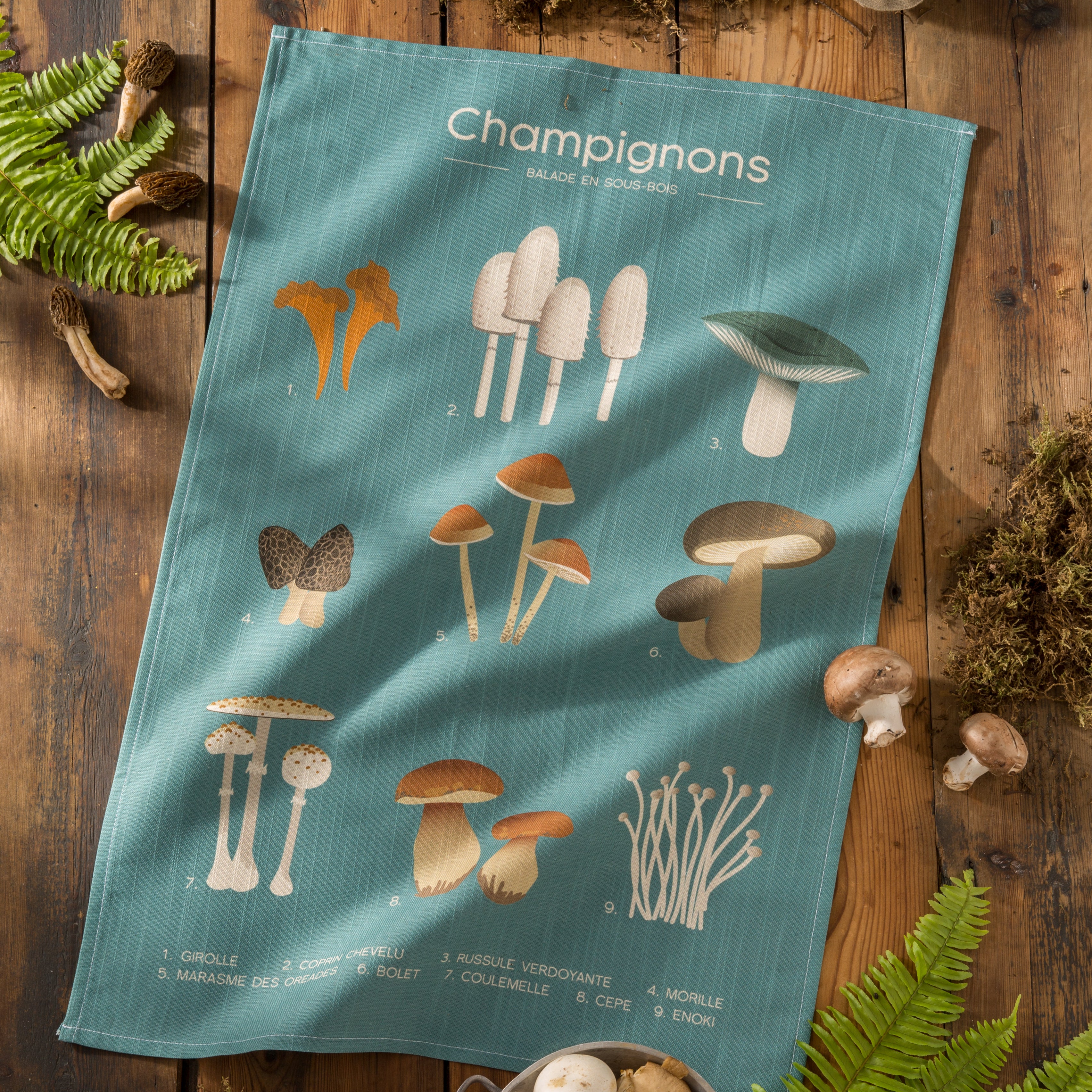 Walk in the Woods Rectangular Tea Towel