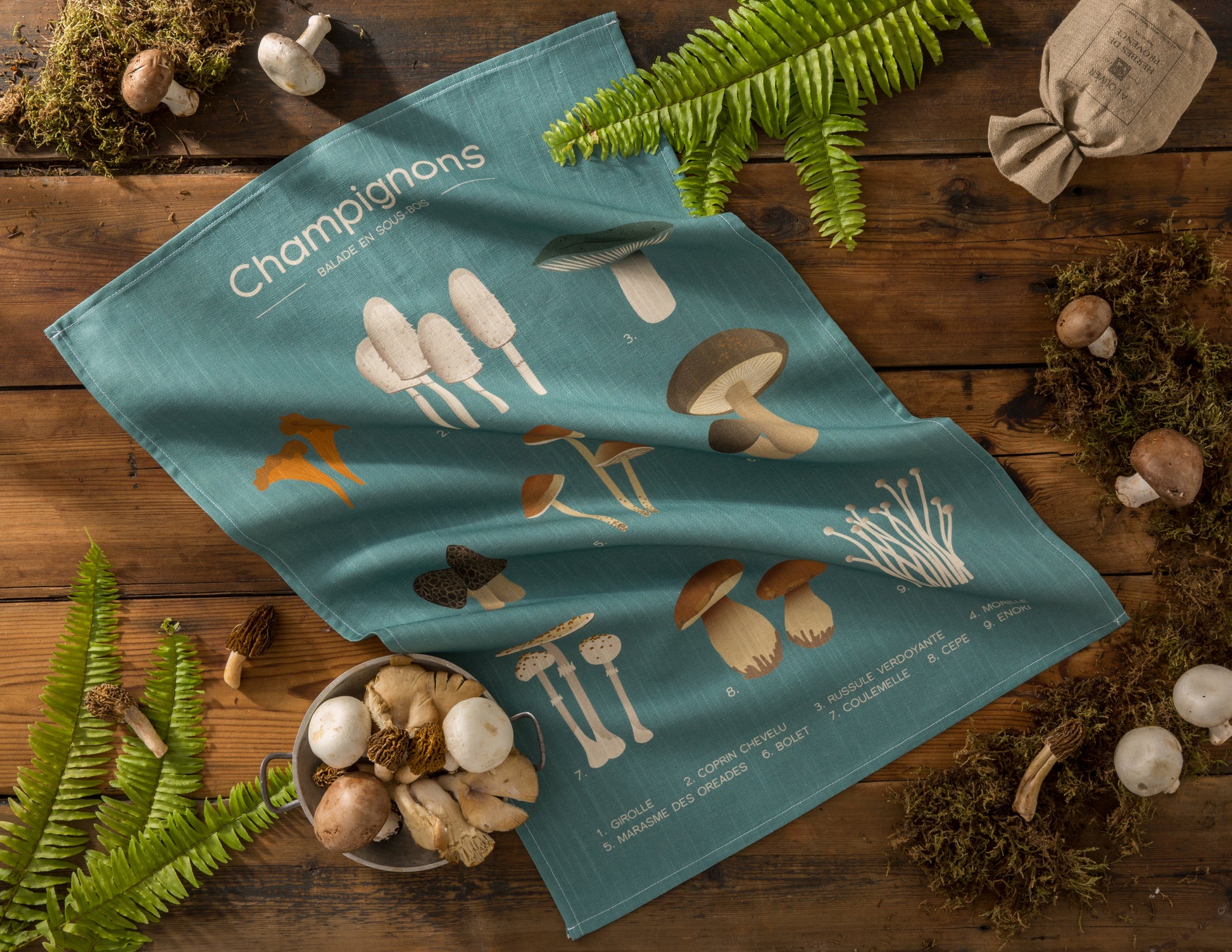 Walk in the Woods Rectangular Tea Towel