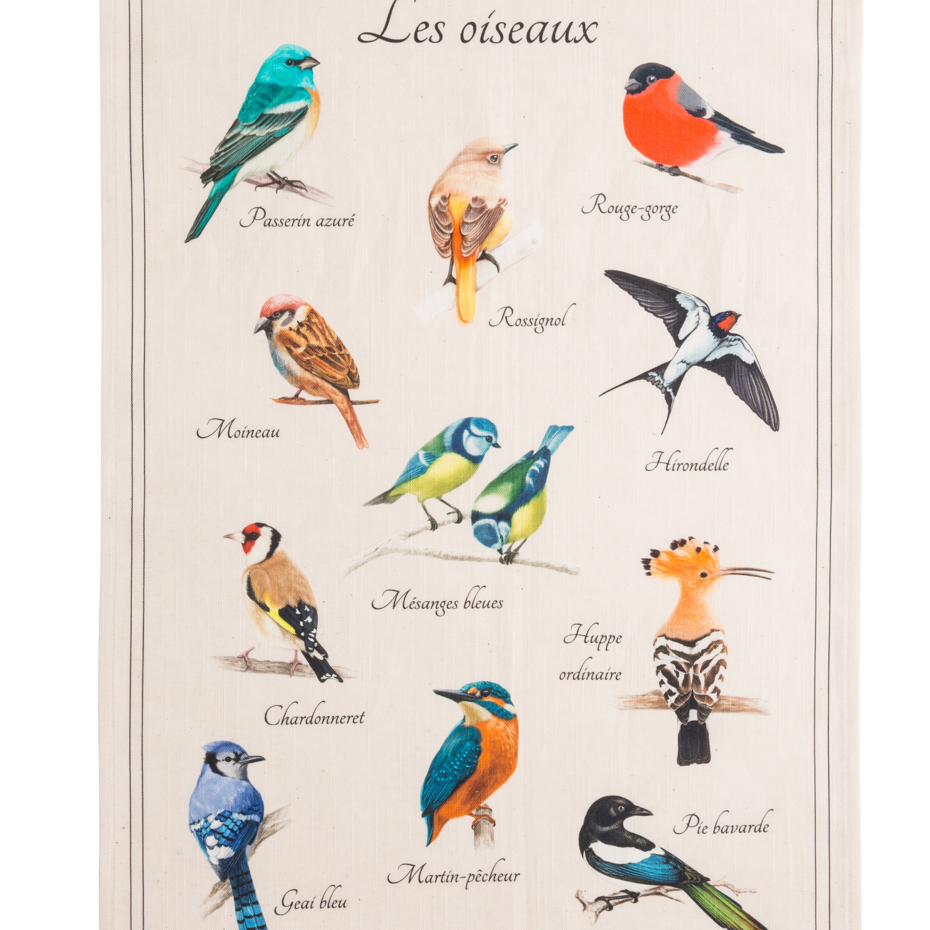 The Birds Rectangular Tea Towel