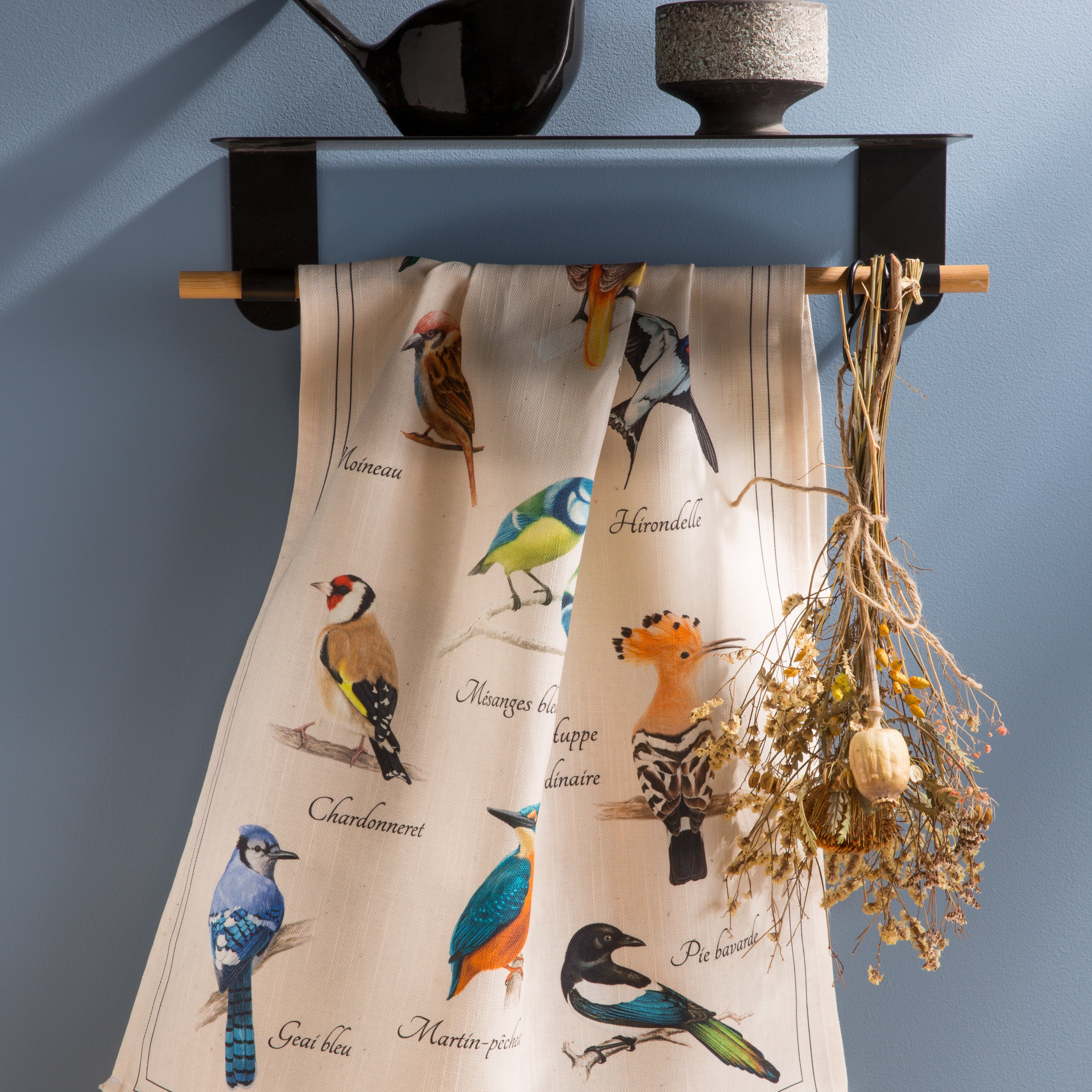 The Birds Rectangular Tea Towel