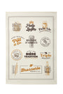 Torchon coton imprimé Brasserie – Coucke