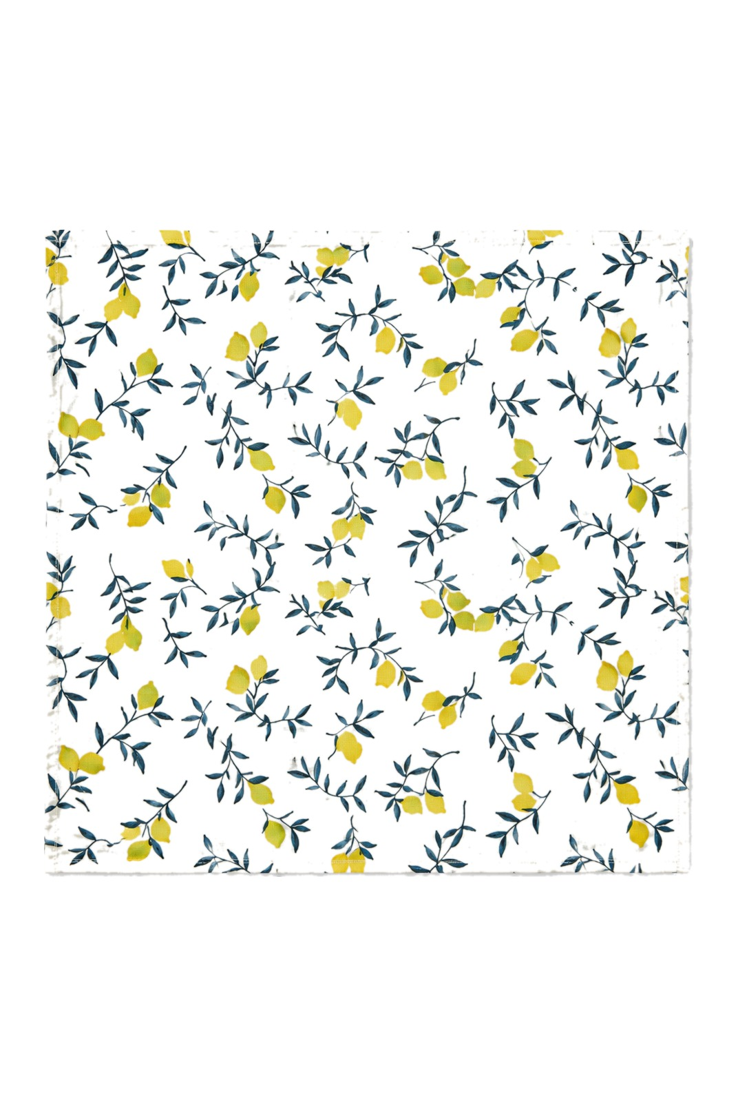 Serviettes de table métis coton & lin Zeste de Citron (Lot de 6) – Coucke