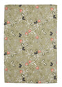 Torchon coton & lin imprimé Grenades Kaki – Coucke