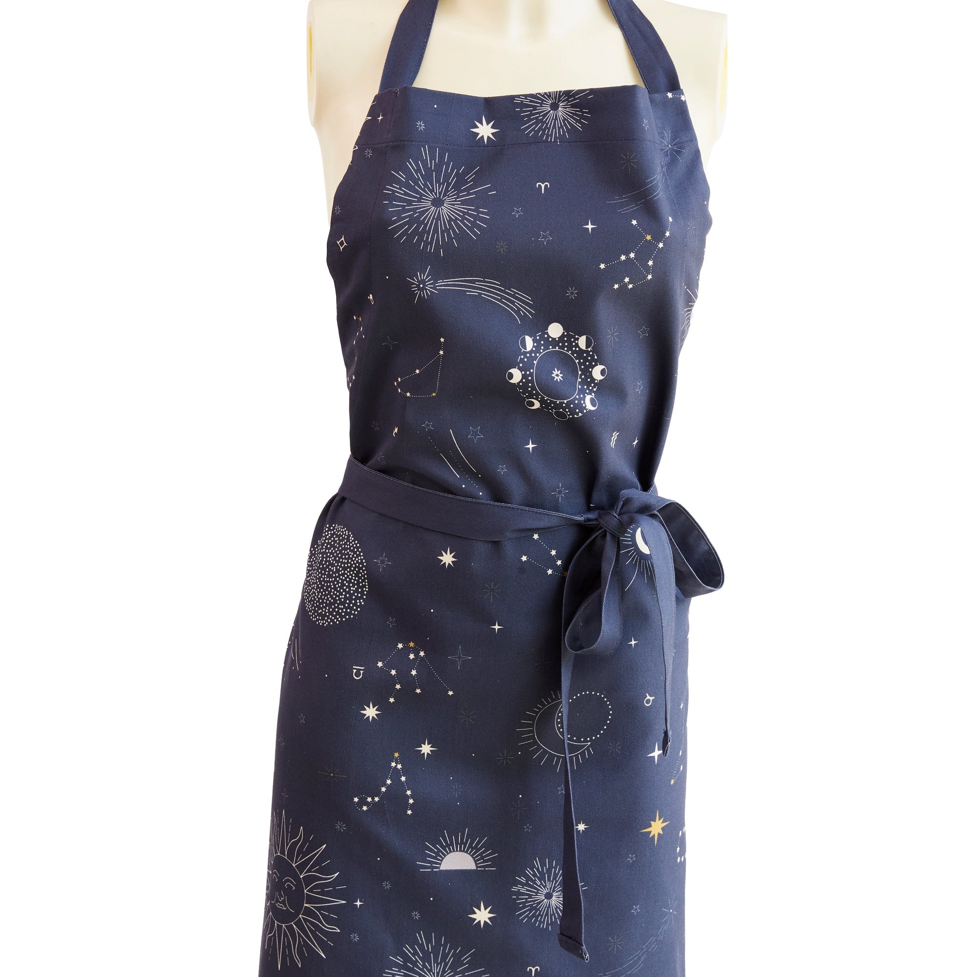 Tablier coton imprimé Astral – Coucke