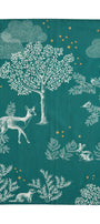 Torchon coton & lin imprimé Forêt Enchantée – Coucke