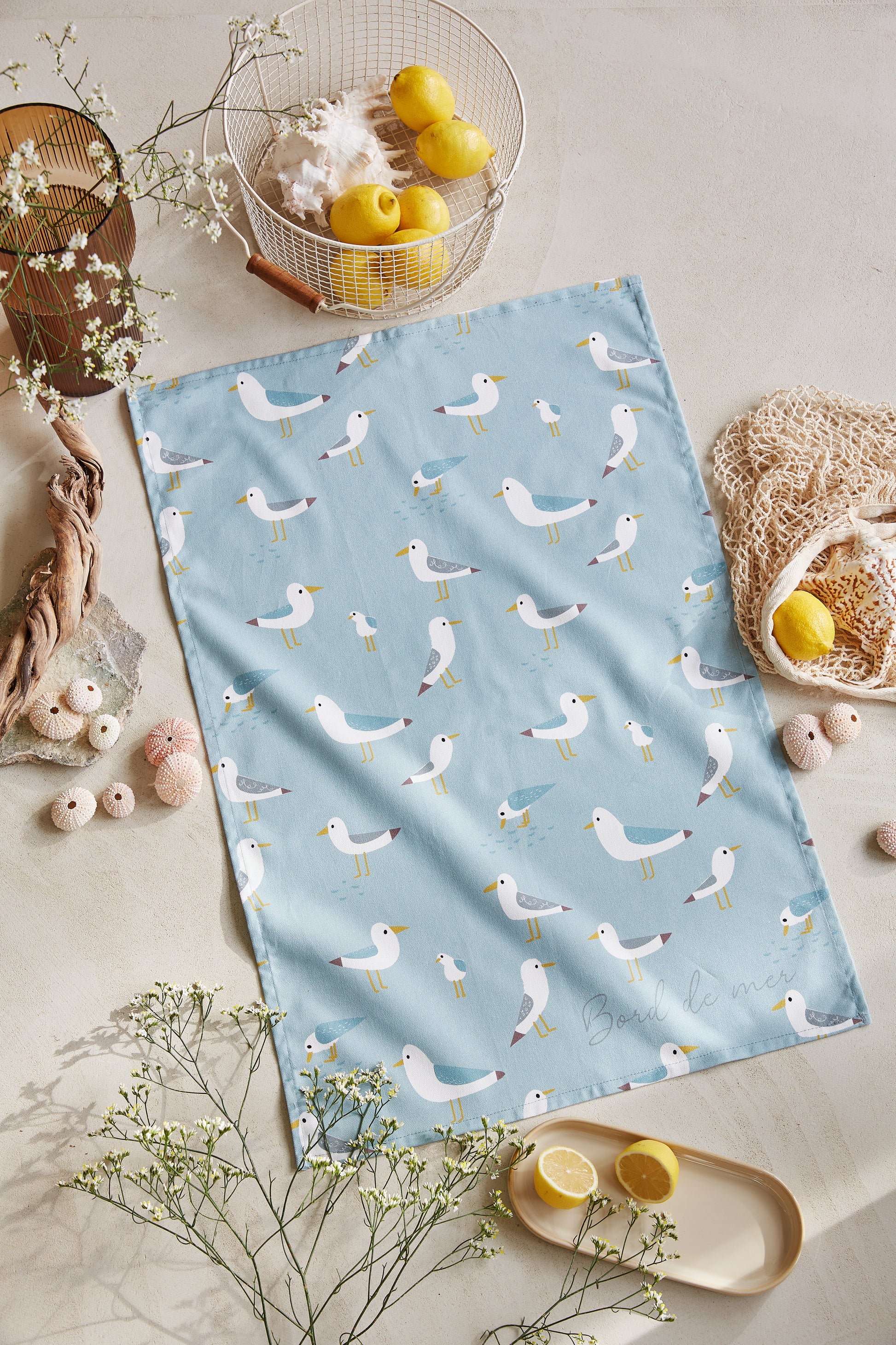 The Seagulls Rectangular Tea Towel