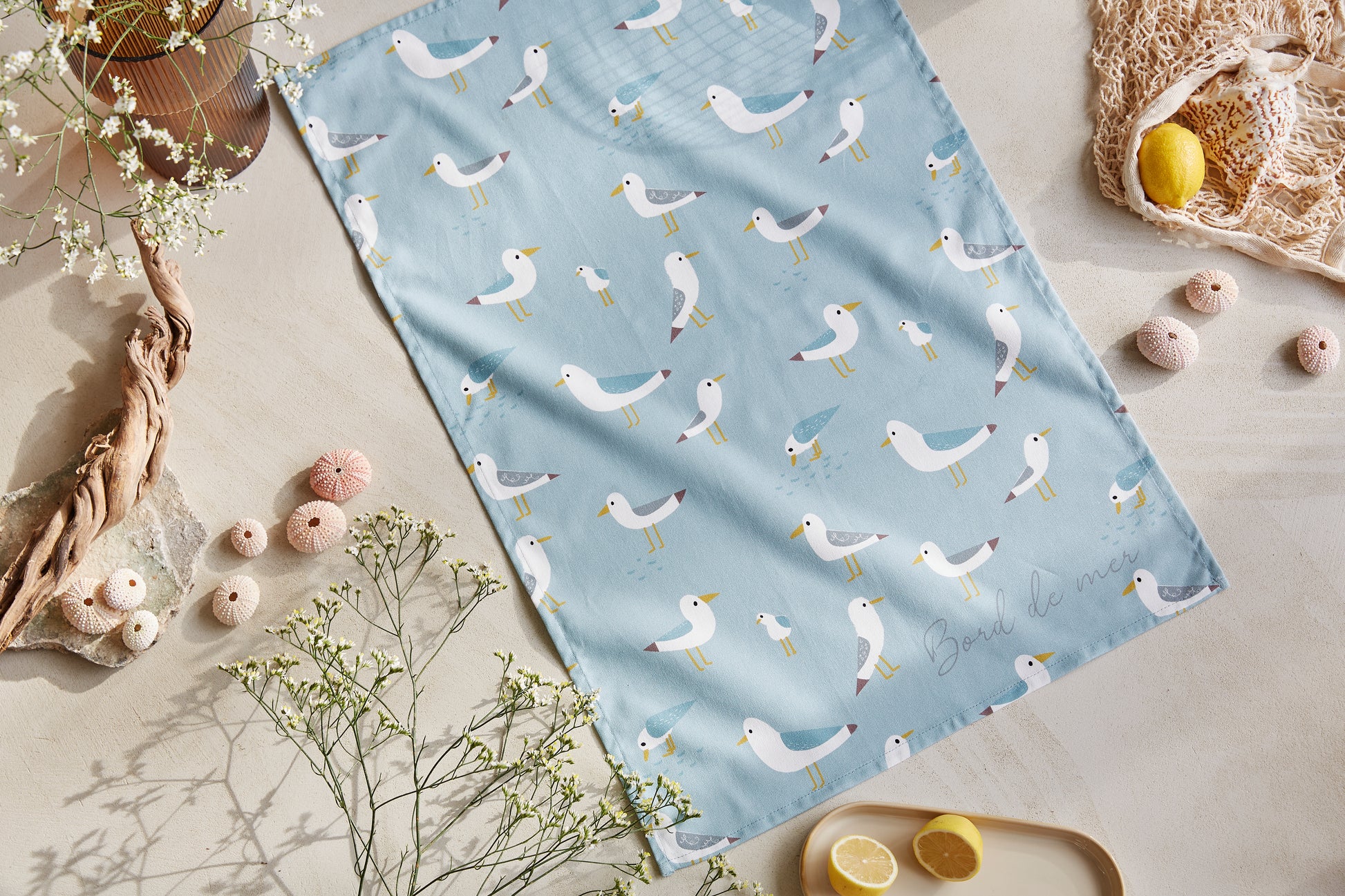 The Seagulls Rectangular Tea Towel