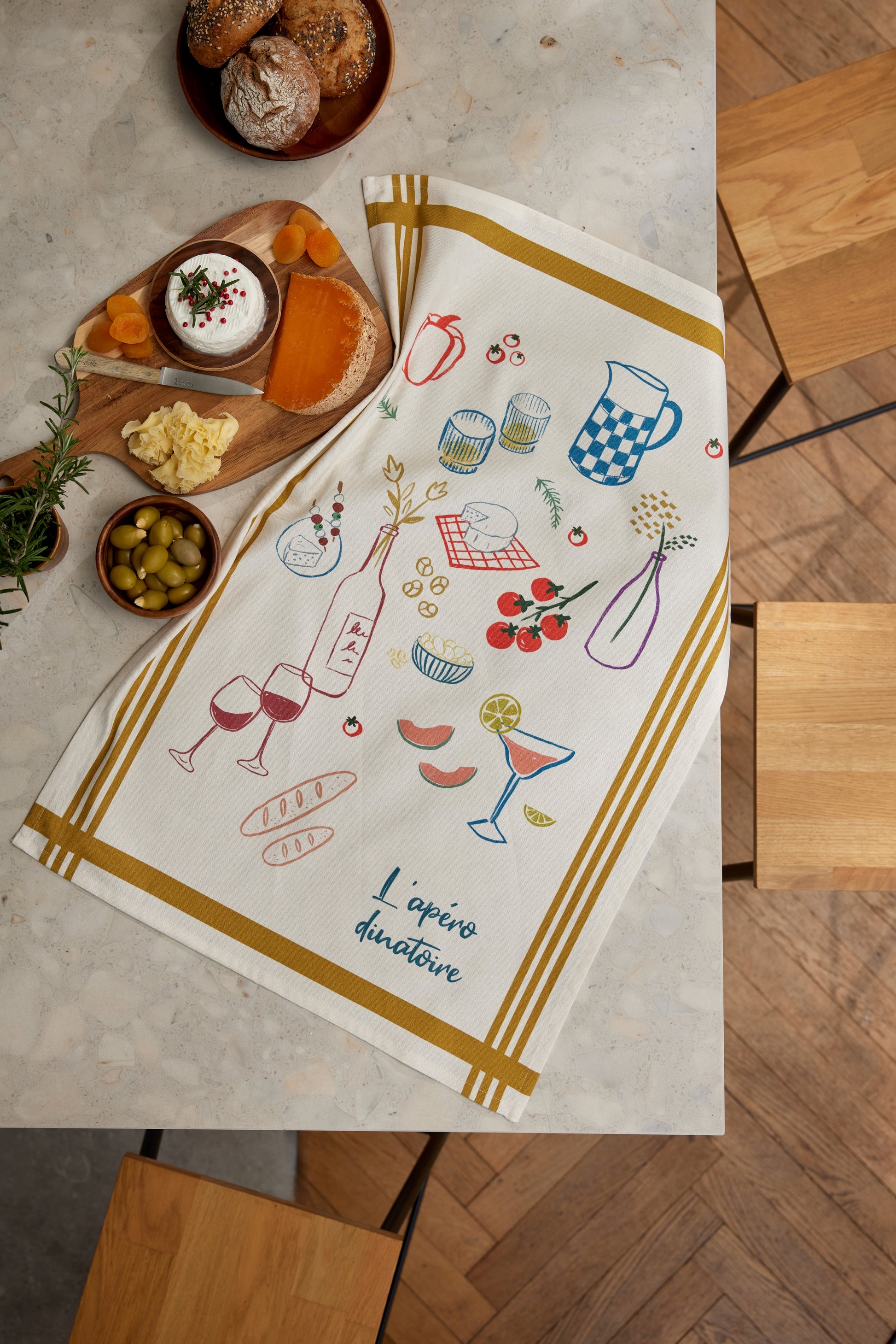 Rectangular Aperitif Dinner Tea Towel