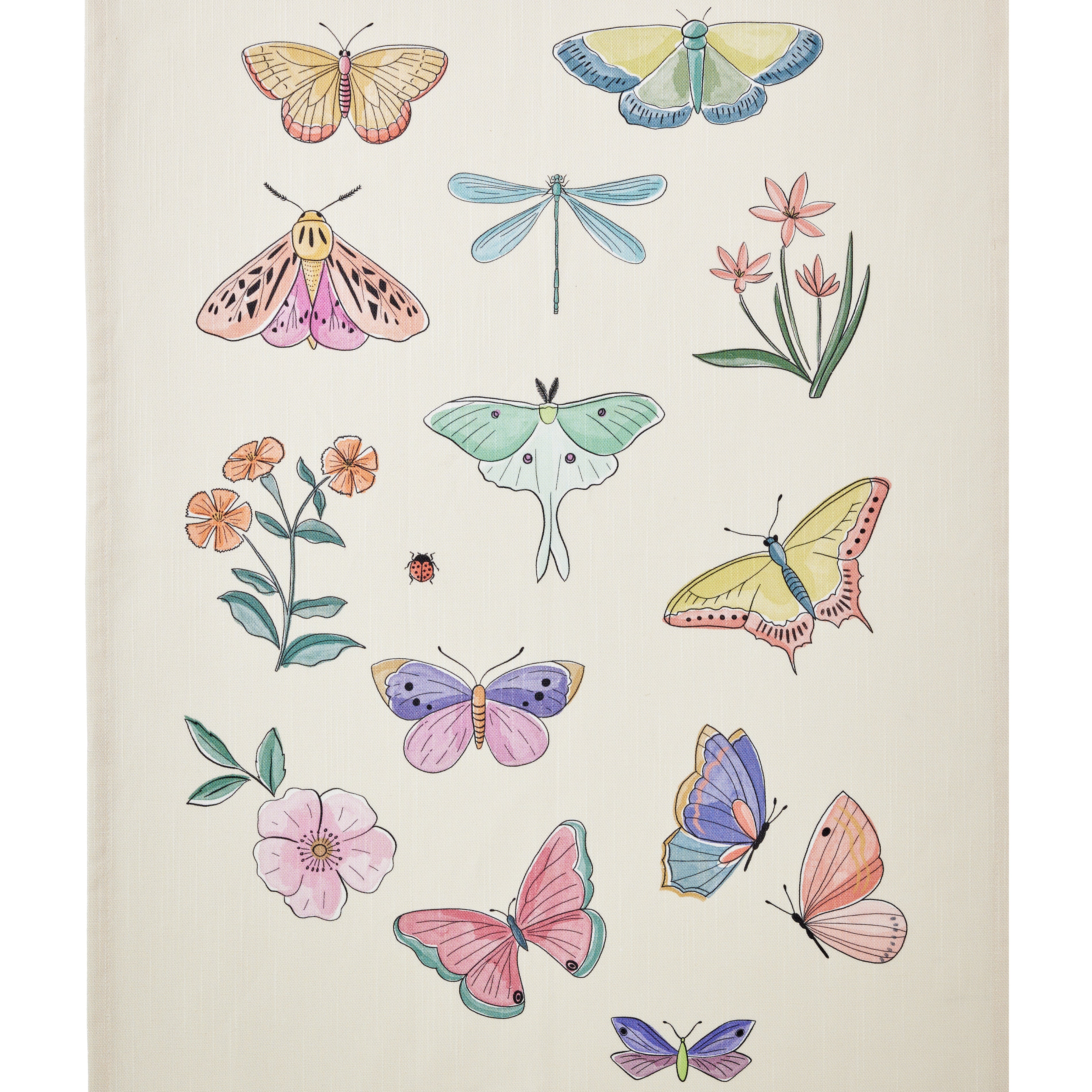 The Butterflies Rectangular Tea Towel