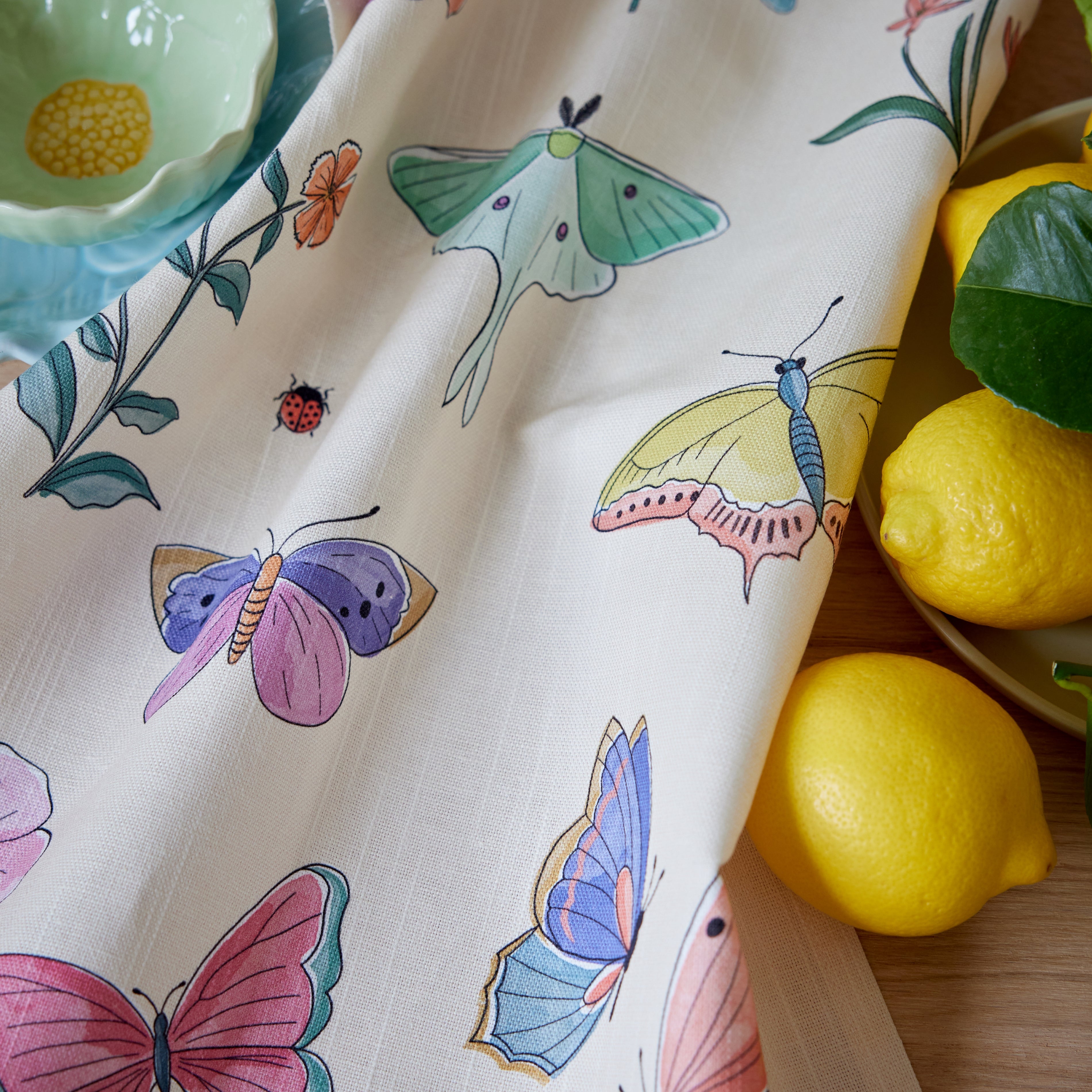 The Butterflies Rectangular Tea Towel