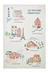 Torchon coton imprimé Maisons Françaises – Coucke
