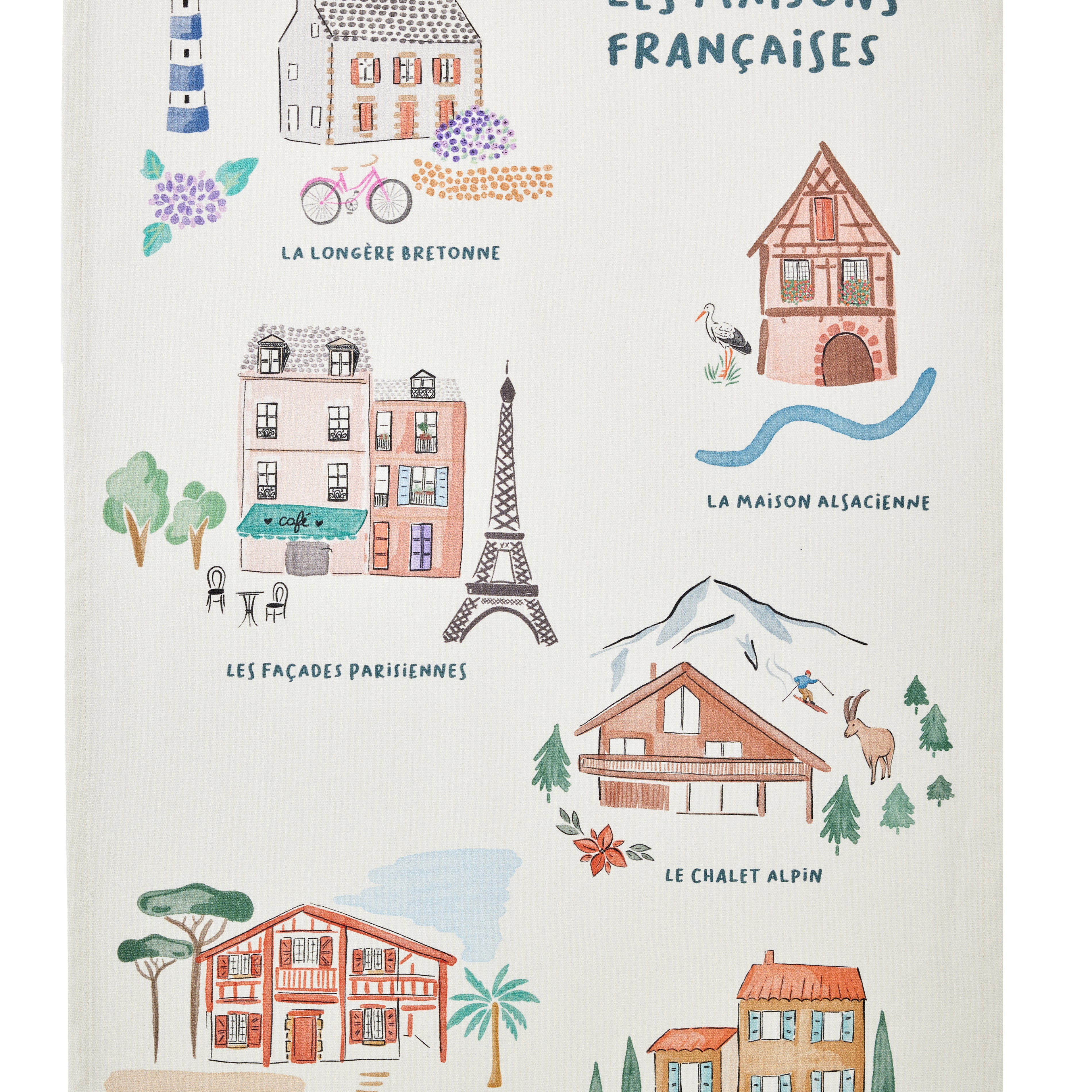 Torchon Maisons Françaises