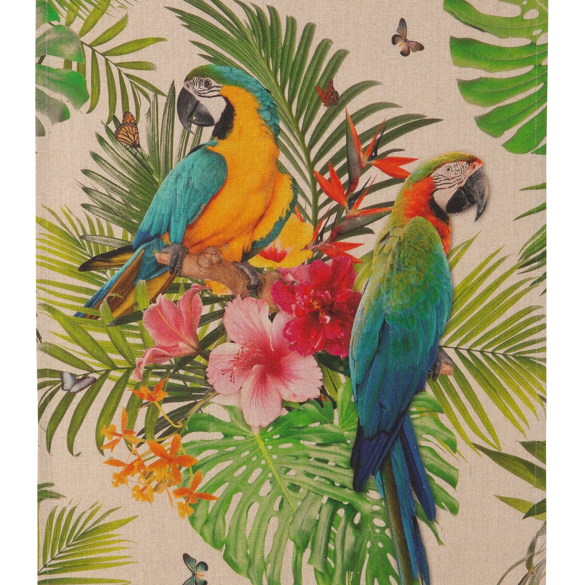 Torchon lin imprimé Tropical – Coucke