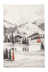 Torchon lin imprimé Paysage Montagnard – Coucke