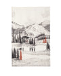 Torchon lin imprimé Paysage Montagnard – Coucke