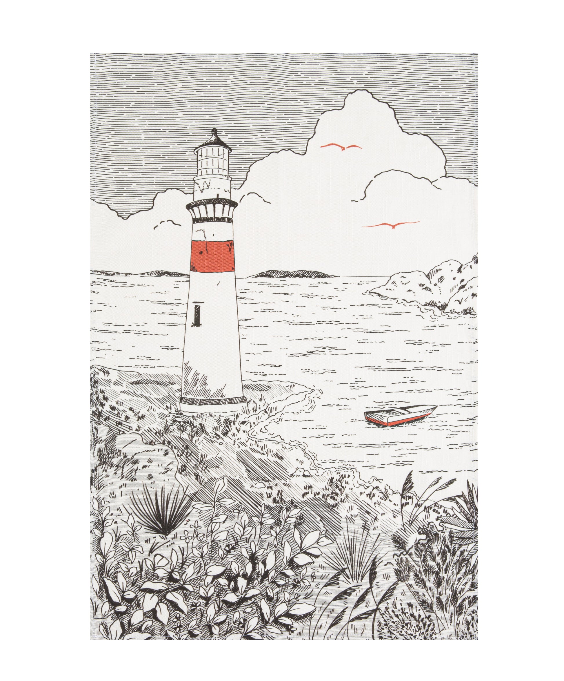 Rectangular Lighthouse Tea Towel