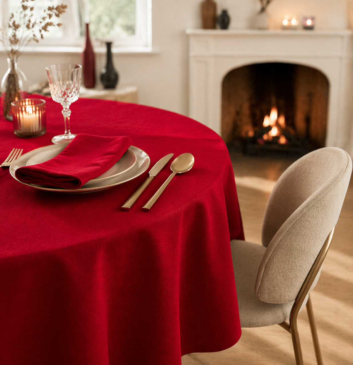 Cambrai Round Tablecloth