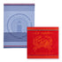Pack Bord de Mer : torchon Côte Ouest 50x75 cm + essuie-mains Crabe Rouge 50x50 cm